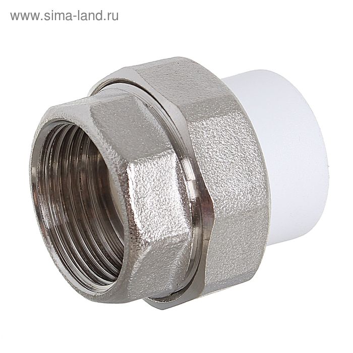 Муфта комбинированная RTP, разъемная (американка), d=20 мм x 3/4", внутренняя резьба
Муфта комбинированная RTP, разъемная (американка), d=20 мм x 3/4", внутренняя резьба