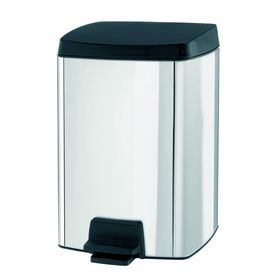 Ведро для мусора Brabantia, 10 л, прямоугольное, с педалью, цвет стальной полированный
Ведро для мусора Brabantia, 10 л, прямоугольное, с педалью, цвет стальной полированный