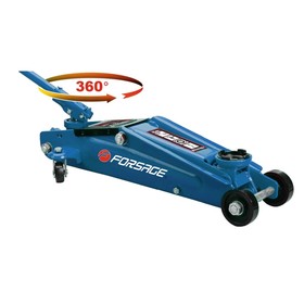Домкрат подкатной Forsage F-T83003C, гидравл., ручка 360°, 3 т, 130-410 мм, узкая база
Домкрат подкатной Forsage F-T83003C, гидравл., ручка 360°, 3 т, 130-410 мм, узкая база