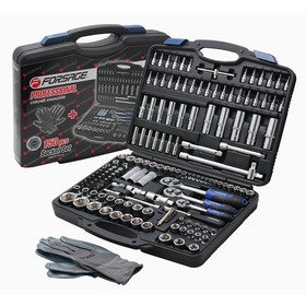 Набор инструмента Forsage F-41501-5, 1/4", 3/8", 1/2", головки 6-гр. 4-32мм, 150 пр., кейс
Набор инструмента Forsage F-41501-5, 1/4", 3/8", 1/2", головки 6-гр. 4-32мм, 150 пр., кейс