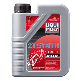 Моторное масло для 2-тактных мотоциклов LiquiMoly Motorbike 2T Synth Street Race TC синтетическое, 1 л (3980)
Моторное масло для 2-тактных мотоциклов LiquiMoly Motorbike 2T Synth Street Race TC синтетическое, 1 л (3980)