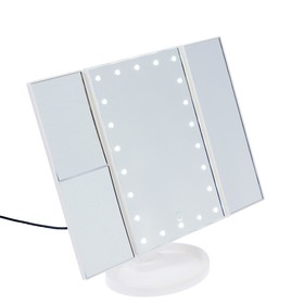 УЦЕНКА Зеркало LuazON KZ-07, подсветка, 30×18×7 см, 22 диода, 4xААА (не в комплекте), белое
УЦЕНКА Зеркало LuazON KZ-07, подсветка, 30×18×7 см, 22 диода, 4xААА (не в комплекте), белое