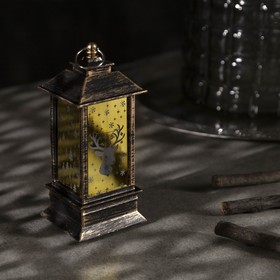 Светодиодная фигура «Фонарь с оленем» 6 × 12 × 6 см, пластик, батарейки AG13х3, свечение тёплое белое
Светодиодная фигура «Фонарь с оленем» 6 × 12 × 6 см, пластик, батарейки AG13х3, свечение тёплое белое