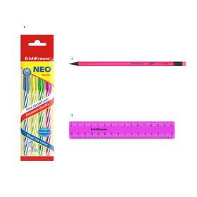 Набор настольный канцелярский 6 предметов ErichKrause Base, Neon Solid, розовый 
Набор настольный канцелярский 6 предметов ErichKrause Base, Neon Solid, розовый