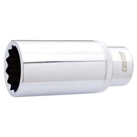 Головка торцевая CUSTOR 250080, 1/4", глубокая, 12-ти гранная, 8 мм 
Головка торцевая CUSTOR 250080, 1/4", глубокая, 12-ти гранная, 8 мм