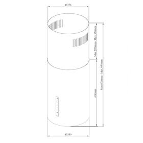 Вытяжка Körting KHA 39970 N Cylinder, островная, 950 м3/ч, 5 скоростей, 38 см, чёрная
Вытяжка Körting KHA 39970 N Cylinder, островная, 950 м3/ч, 5 скоростей, 38 см, чёрная