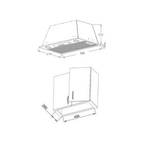 Вытяжка Körting KHI 6530 W, встраиваемая, 450 м3/ч, 3 скорости, 60 см, белая
Вытяжка Körting KHI 6530 W, встраиваемая, 450 м3/ч, 3 скорости, 60 см, белая