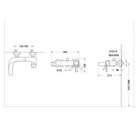 Смеситель для ванны BRAVAT Wave F674108C-01, однорычажный, с коротким изливом, хром
Смеситель для ванны BRAVAT Wave F674108C-01, однорычажный, с коротким изливом, хром