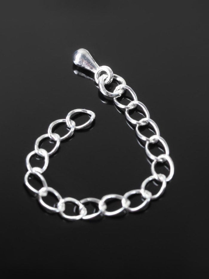 Цепочка-удлинитель витая с декоративной подвеской-каплей, 5,5 см, 4,5×3,5 мм, (набор 5 шт.), цвет серебро
Цепочка-удлинитель витая с декоративной подвеской-каплей, 5,5 см, 4,5×3,5 мм, (набор 5 шт.), цвет серебро