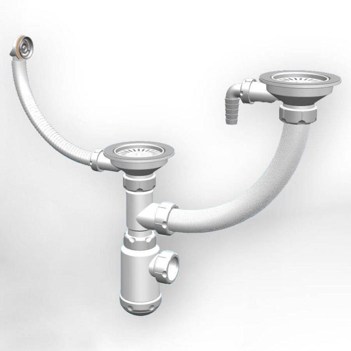 Сифон для мойки Grand П10585, 3 1/2", двойной, с круглым переливом, винтом и отводом
Сифон для мойки Grand П10585, 3 1/2", двойной, с круглым переливом, винтом и отводом