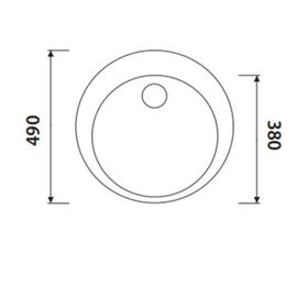 Мойка кухонная из камня KAISER KGM-490-G, врезная, круглая, 490х220 мм, цвет серый
Мойка кухонная из камня KAISER KGM-490-G, врезная, круглая, 490х220 мм, цвет серый