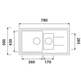 Мойка кухонная из камня KAISER KG2M-7850-SB, двойная, 880х580х270 мм, песочный мрамор
Мойка кухонная из камня KAISER KG2M-7850-SB, двойная, 880х580х270 мм, песочный мрамор