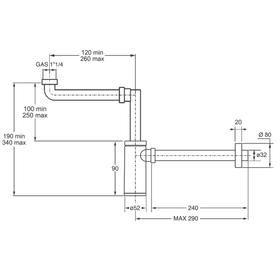 Сифон для раковины BONOMINI 0595SP25K7WZ, накидная гайка 1 1/4", d=32х290 мм, пластик, хром
Сифон для раковины BONOMINI 0595SP25K7WZ, накидная гайка 1 1/4", d=32х290 мм, пластик, хром