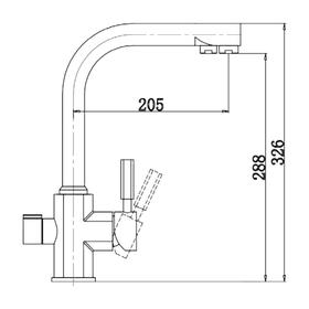 Смеситель для кухни KAISER Decor 40144-4, однорычажный, длина излива 205мм, песочный мрамор 69700
Смеситель для кухни KAISER Decor 40144-4, однорычажный, длина излива 205мм, песочный мрамор 69700