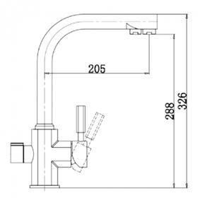 Смеситель для кухни KAISER Decor 40144-9, однорычажный, длина излива 230мм, черный, матовый 69700
Смеситель для кухни KAISER Decor 40144-9, однорычажный, длина излива 230мм, черный, матовый 69700