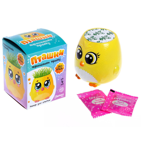 Набор для опытов «Пташки, выращиваем травку», жёлтый горшочек, уценка (потёртости краски)
Набор для опытов «Пташки, выращиваем травку», жёлтый горшочек, уценка (потёртости краски)