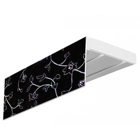 Карниз «Эконом+» в сборе 2-х рядный, цвет «Романтика black», 350 см 
Карниз «Эконом+» в сборе 2-х рядный, цвет «Романтика black», 350 см