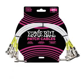 Набор кабелей инструментальных ERNIE BALL 6055 - 3 шт, длина 30 см, цвет белый.
Набор кабелей инструментальных ERNIE BALL 6055 - 3 шт, длина 30 см, цвет белый.