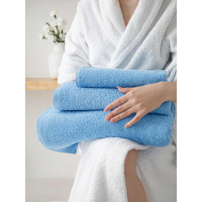 Набор махровых полотенец Guten Morgen Florentine blue, размер 40х70 см, 50х90 см, 70х140 см, цвет синий
Набор махровых полотенец Guten Morgen Florentine blue, размер 40х70 см, 50х90 см, 70х140 см, цвет синий