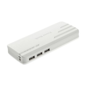 Внешний аккумулятор LuazON PB-25, 10000 мАч, 3 USB, 1 А, индикатор, фонарик, серо-белый 431
Внешний аккумулятор LuazON PB-25, 10000 мАч, 3 USB, 1 А, индикатор, фонарик, серо-белый 431