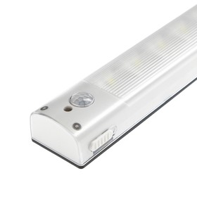 Светильник светодиодный с датчиком движения, 5 LED, 2 Вт, от батареек 3*AAA, 6500К, белый 4
Светильник светодиодный с датчиком движения, 5 LED, 2 Вт, от батареек 3*AAA, 6500К, белый 4