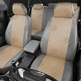 Авточехлы для Toyota RAV4 3 с 2006-2012 г., джип, перфорация, экокожа, цвет бежевый, серый
Авточехлы для Toyota RAV4 3 с 2006-2012 г., джип, перфорация, экокожа, цвет бежевый, серый