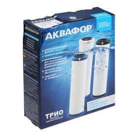 УЦЕНКА Комплект сменных картриджей для "Аквафор" Трио Норма, РР5-В510-02-07, фильтрующий
УЦЕНКА Комплект сменных картриджей для "Аквафор" Трио Норма, РР5-В510-02-07, фильтрующий