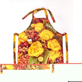Фартук приталенный «Жёлтые розы с личи», размер
Фартук приталенный «Жёлтые розы с личи», размер