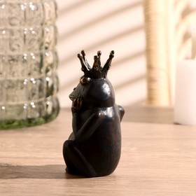 Сувенир "Лягушка с короной" 11,5 см, бронза 
Сувенир "Лягушка с короной" 11,5 см, бронза