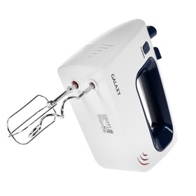 Миксер Galaxy GL 2218, ручной, 300 Вт, 5 скоростей, 2 насадки, режим "турбо", белый
Миксер Galaxy GL 2218, ручной, 300 Вт, 5 скоростей, 2 насадки, режим "турбо", белый