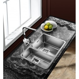 Мойка кухонная OULIN OL-0369R, врезная, 440х420х200мм, прямоугольная, двойная, правая, сатин
Мойка кухонная OULIN OL-0369R, врезная, 440х420х200мм, прямоугольная, двойная, правая, сатин