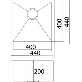 Мойка кухонная OULIN OL-F101, врезная, 440х440х200 мм, квадратная, универсальная, сатин
Мойка кухонная OULIN OL-F101, врезная, 440х440х200 мм, квадратная, универсальная, сатин