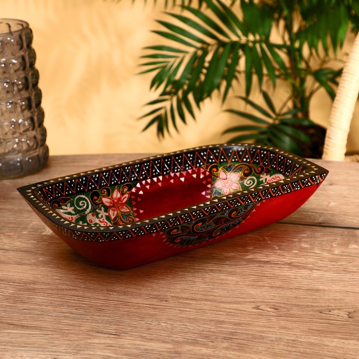 Блюдо "Ломбок стайл" дерево 33х17х7 см
Блюдо "Ломбок стайл" дерево 33х17х7 см