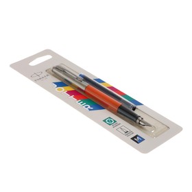Ручка перьевая Parker JOTTER ORIGINALS ORANGE1.0мм,+ 2 стержня (син и черн) блистер 2096881
Ручка перьевая Parker JOTTER ORIGINALS ORANGE1.0мм,+ 2 стержня (син и черн) блистер 2096881