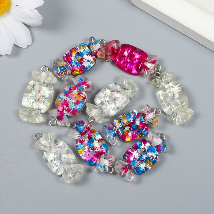 Декор для творчества пластик "Звёздная конфетка с петелькой" МИКС 0,4х1,3х2,8 см
Декор для творчества пластик "Звёздная конфетка с петелькой" МИКС 0,4х1,3х2,8 см