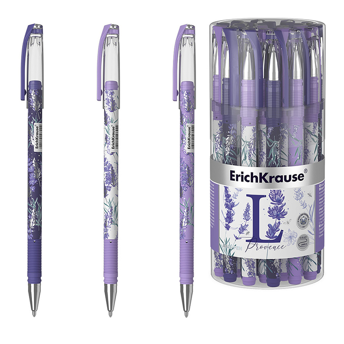 Ручка шариковая ErichKrause "ColorTouch Lavender", узел 0.7 мм, синяя, тонкое письмо, резиновый держатель, стержень с дизайном, микс
Ручка шариковая ErichKrause "ColorTouch Lavender", узел 0.7 мм, синяя, тонкое письмо, резиновый держатель, стержень с дизайном, микс