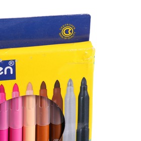 Фломастеры 18 цветов 3.9 мм Centropen 2510 Perfect, невысыхаемые, картонная упаковка, европодвес
Фломастеры 18 цветов 3.9 мм Centropen 2510 Perfect, невысыхаемые, картонная упаковка, европодвес