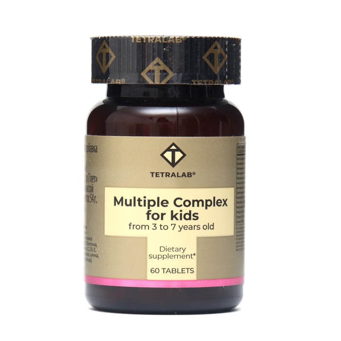 Мультивитаминый комплекс для детей от 3 до 7 лет TETRALAB, 60 жевательных таблеток
Мультивитаминый комплекс для детей от 3 до 7 лет TETRALAB, 60 жевательных таблеток