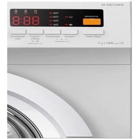 Стиральная машина Kraft KF-MD 6104 W, класс А, 15 программ, до 6 кг, 1000 об/мин
Стиральная машина Kraft KF-MD 6104 W, класс А, 15 программ, до 6 кг, 1000 об/мин