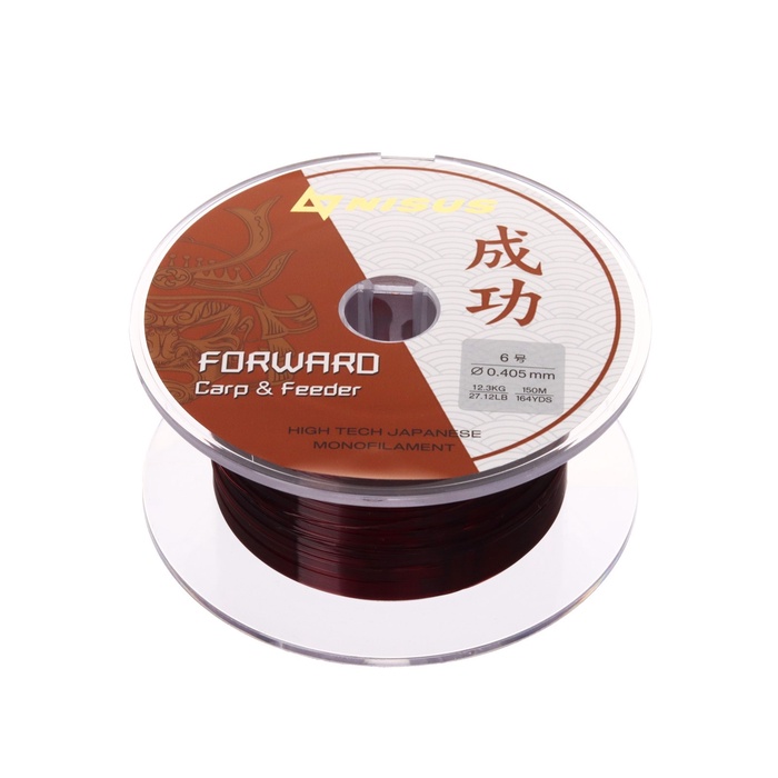 Леска NISUS FORWARD Carp & Feeder, диаметр 0.405 мм, тест 12.3 кг, 150 м, коричневая
Леска NISUS FORWARD Carp & Feeder, диаметр 0.405 мм, тест 12.3 кг, 150 м, коричневая