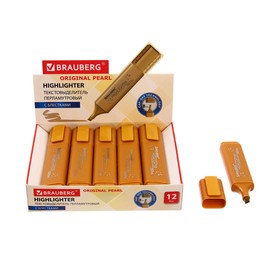 Маркер текстовыделитель 1-5мм BRAUBERG ORIGINAL PEARL, золотой перламутровый 152427
Маркер текстовыделитель 1-5мм BRAUBERG ORIGINAL PEARL, золотой перламутровый 152427