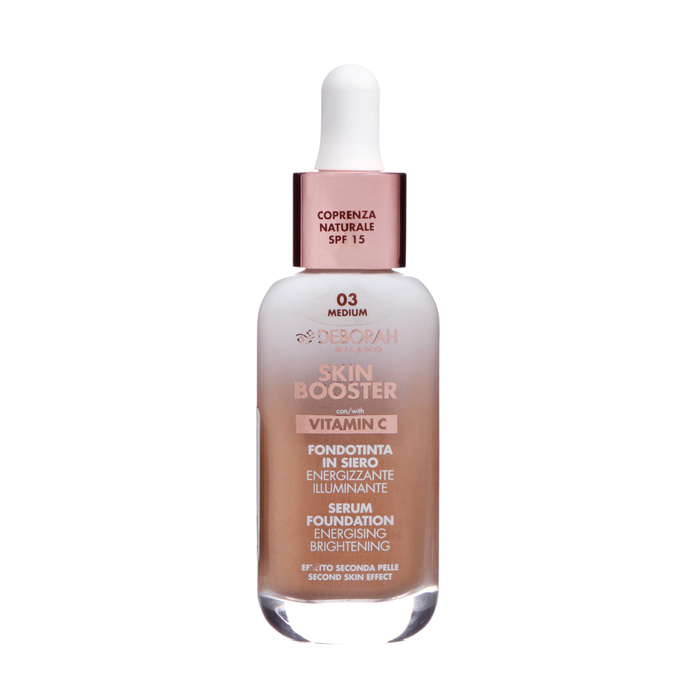 Тональная основа-сыворотка Deborah Milano SKIN BOOSTER SERUM, тон 3 средний, 30 мл
Тональная основа-сыворотка Deborah Milano SKIN BOOSTER SERUM, тон 3 средний, 30 мл