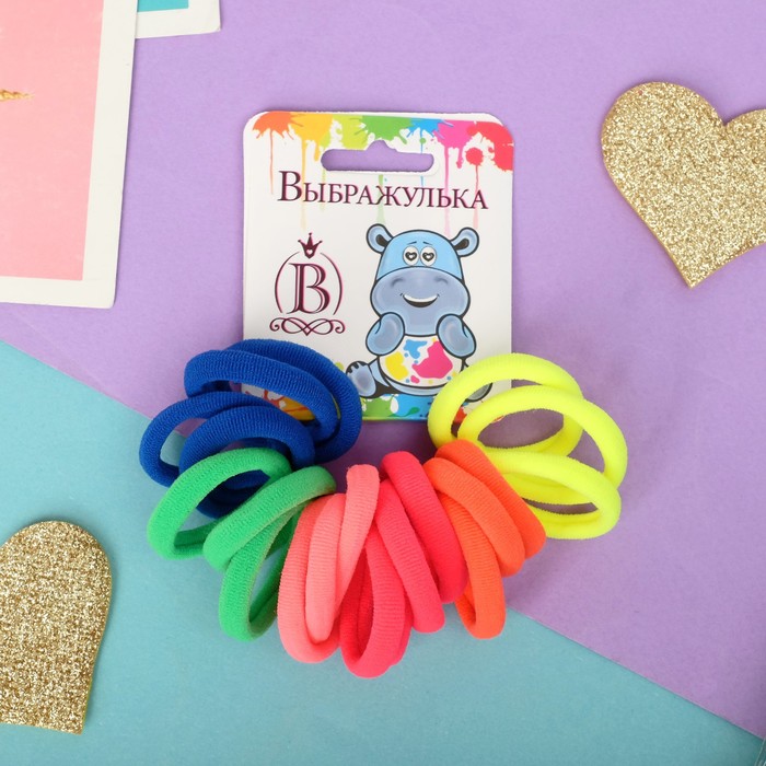 Резинка для волос "Радуга" (набор 20 шт) яркий микс 
Резинка для волос "Радуга" (набор 20 шт) яркий микс