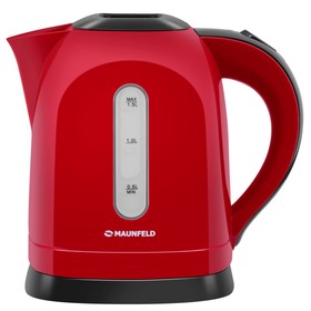 УЦЕНКА Чайник электрический MAUNFELD MGK-632R, пластик, 1.5 л, 2200 Вт, красный
УЦЕНКА Чайник электрический MAUNFELD MGK-632R, пластик, 1.5 л, 2200 Вт, красный