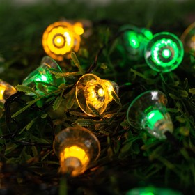 Гирлянда «Нить» 4.5 м с насадками «Колокольчики», IP44, тёмная нить, 30 LED, свечение зелёное/жёлтое, 2 режима, солнечная батарея
Гирлянда «Нить» 4.5 м с насадками «Колокольчики», IP44, тёмная нить, 30 LED, свечение зелёное/жёлтое, 2 режима, солнечная батарея