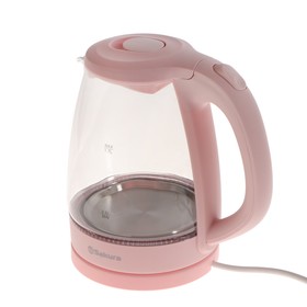 УЦЕНКА Чайник электрический Sakura SA-2733BG, стекло, 1.7 л, 2200 Вт, розовый 
УЦЕНКА Чайник электрический Sakura SA-2733BG, стекло, 1.7 л, 2200 Вт, розовый