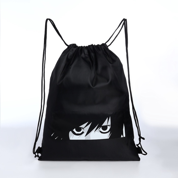 Мешок для обуви на шнурке, «Аниме», цвет чёрный
Мешок для обуви на шнурке, «Аниме», цвет чёрный