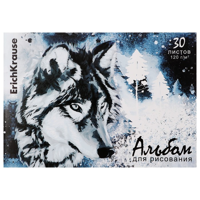 Альбом для рисования А4, 30 листов, блок 120 г/м², на клею, Erich Krause "Timber Wolf", 100% белизна, твердая подложка
Альбом для рисования А4, 30 листов, блок 120 г/м², на клею, Erich Krause "Timber Wolf", 100% белизна, твердая подложка