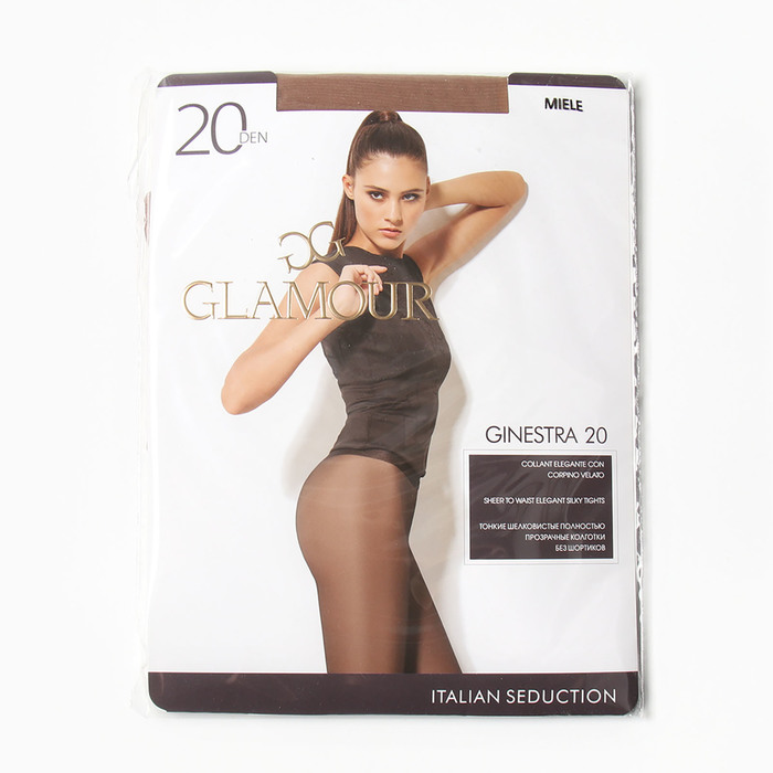 Колготки капроновые, Glamour Collant Ginestra 20 ден, цвет лёгкий загар (miele), р-р 2
Колготки капроновые, Glamour Collant Ginestra 20 ден, цвет лёгкий загар (miele), р-р 2