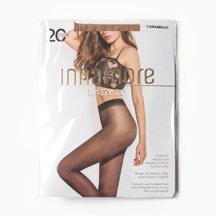 Колготки капроновые, Innamore Collant Classic Lady 20 ден, цвет телесный (caramello), р-р 4
Колготки капроновые, Innamore Collant Classic Lady 20 ден, цвет телесный (caramello), р-р 4